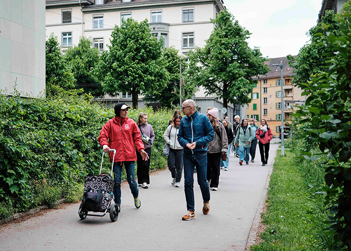 Gruppe unterwegs 